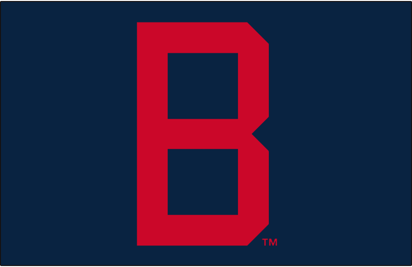 Boston Red Sox 1933-1935 Cap Logo fabric transfer